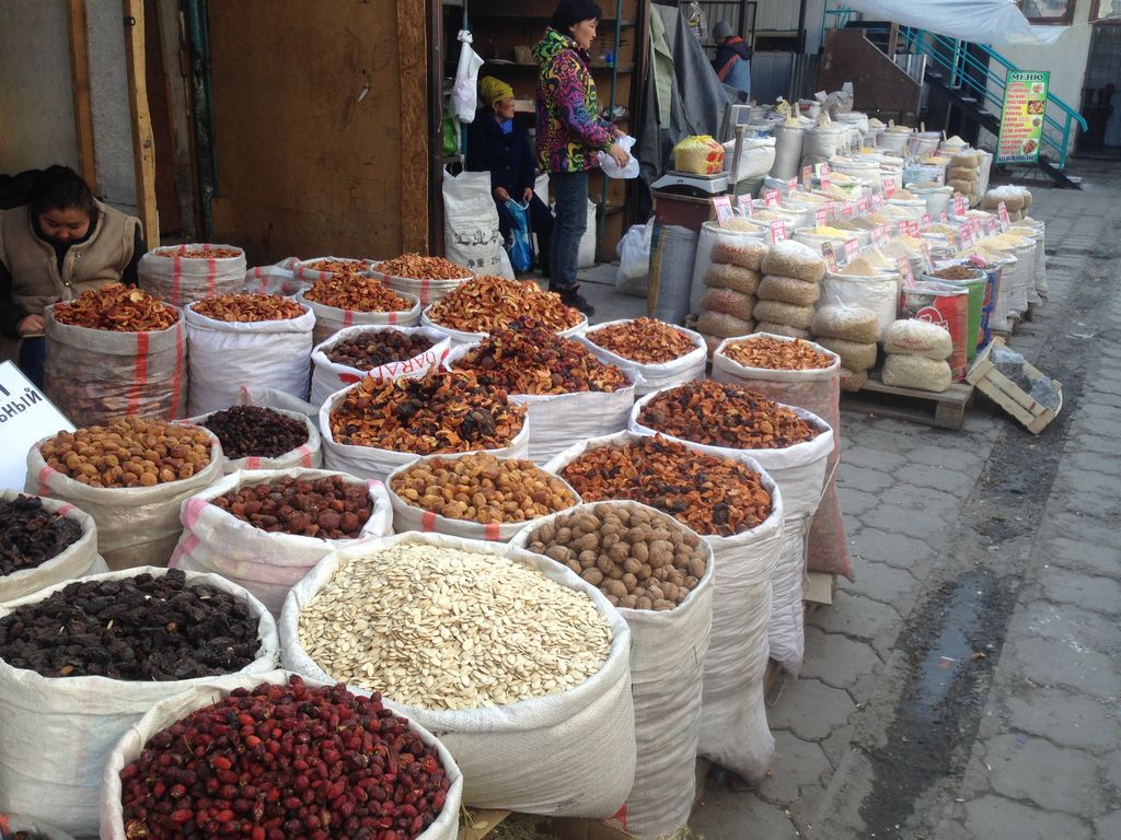 Bazaar Karakol in Kyrgyzstan